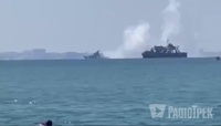 Мстять за Крим: Перелякані окупанти зігнали бойові кораблі прямо на пляжі (ФОТО/ВІДЕО)