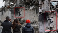 Бенксі підтвердив СІМ графіті в Україні і не залишив сумнівів – за кого він у цій Війні (ФОТО)