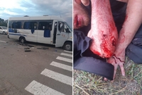 Невідомі розстріляли автобус з пасажирами на Харківщині (ФОТО/ВІДЕО)