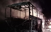 У Росії згорів автобус, в якому їхали 39 українців 