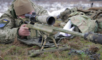 Український снайпер однією кулею «зняв» колону ворожої техніки