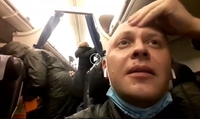  Літак з Мілана прилетів до Києва з пасажирами, які приймали препарати від температури і кашляли (ВІДЕО)