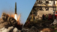 1 ракета на хвилину: у Києві пролунало понад 40 вибухів (ФОТО / ВІДЕО)