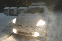 Прес-секретар Поліції Оксана Юрченко не спала через сніг у Рівному (13 ФОТО)