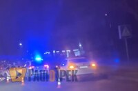 Автомобіль поліцейських потрапив у потрійну автотрощу у Рівному (ФОТО/ВІДЕО)