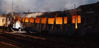 Біля Рівного спалахнув дизель-поїзд: до ліквідації НП залучали пожежний потяг (ВІДЕО)