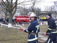 Водії пожежних авто пройшли навчання на Рівненщині