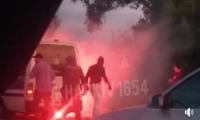 Оприлюднили відео нападу, побиття та підпалу автобуса з «Патріотами За Життя» Киви  (ФОТО/ВІДЕО)