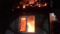 Згоріли дві дачі неподалік Рівного (ФОТО)