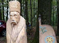 Страшного Шевченка вирізали із дерева лісовики Оржева (3 ФОТО)