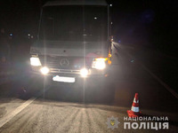 Смертельна ДТП на Рівненщині: під колеса Mercedes потрапив пішохід (ФОТО)