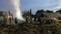  700 тюків соломи та сіна згоріли у господарстві на Рівненщині (ФОТО)