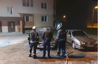 У Рівному загорілася Skoda Oktavia. Вогонь пошкодив три авто (ФОТО/ВІДЕО)