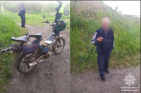 На півночі Рівненщини спіймали 58-річного мотоцикліста-порушника