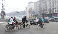Велосипедом на роботу – взимку: у День закоханих рівнян закликають долучитися до світової акції