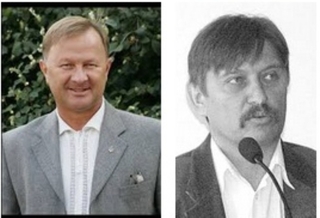 Зліва -- Василь Червоній