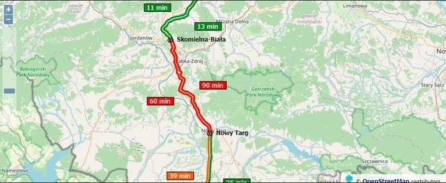 Карта заторів після автопригоди, спричиненої українкою