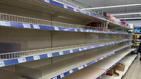 Дві великих мережі супермаркетів скаржаться на дефіцит певних товарів