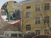 Підліток знімав відео і вистрибнув з вікна ліцею у Києві (ВІДЕО)