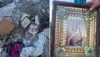 На Рівненщині невідомі викинули на смітник чотири ікони: Священник пояснив, що робити зі святими речами