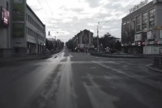 Рівне 23 березня. Скріншот з відео Богдана Стрільчука