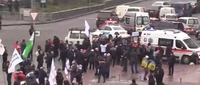 «Поліція розпилює газ»: з Майдану вивозять перших постраждалих підприємців (ВІДЕО)