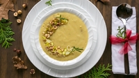 Суп-пюре з цибулі порей і картоплі (РЕЦЕПТ)