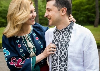 Олена та Володимир Зеленські (фото з Інстаграм)