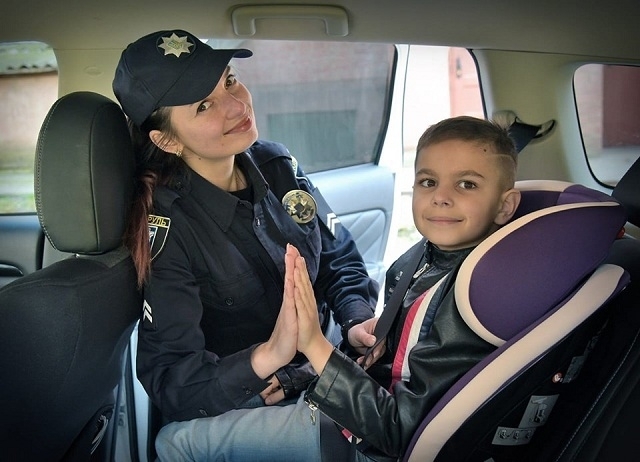 Ініціатор проекту "Пристебни життя" капрал патрульної поліції Марія Бурдова