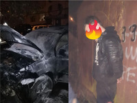 Lexus у Рівному спалили через дівчину. Палію «світить» 10 років за ґратами (ФОТО)
