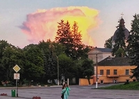 Захід сонця в Острозі — «просто бомба» (ФОТО)
