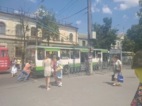 Через тролейбус рух транспорту на Соборній у Рівному майже зупинився (ФОТО)