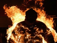 На Рівненщині молодик намагався себе спалити 