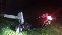 Бетонного стовпа знесло від удару: на Рівненщині на смерть розбився мотоцикліст 