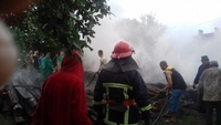 Блискавка у Дубровицькому районі знищила сарай (ФОТО)