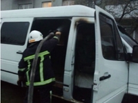 На Рівненщині загорівся вантажний автомобіль (ФОТО)