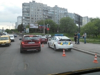 ДТП на Уласа Самчука ускладнила проїзд до центру Рівного (ФОТО)