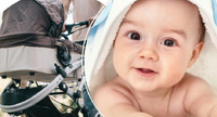 Ювілейному малюку - дитячий візочок: пологовий Рівного підготував подарунок новонародженому
