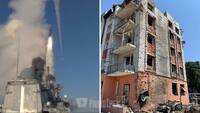 «Це вони руйнували Чортків»: кадри запуску ворожих ракет «Калібр» по Україні (ФОТО/ВІДЕО)