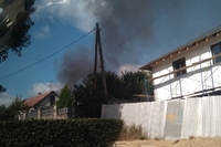 Йде густий чорний дим: на Соборній  – пожежа (ФОТО)