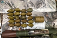Рівненщина: СБУ виявила величезний схрон зброї, замаскований у лісосмузі (ФОТО)