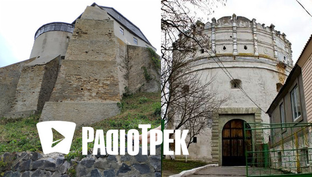 На першому фото зображена вежа мурована, а на другому - Музей книги