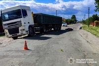 Трагедія на Сарненщині: 18-річний мотоцикліст загинув, врізавшись у вантажівку 