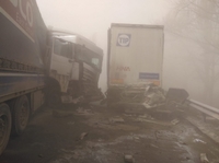 Масштабна ДТП з загиблими через пилову бурю – на трасі Київ-Ковель-Ягодин (ФОТО)