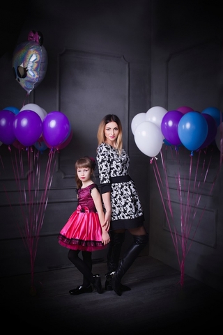 Малинова сукня для дівчинки іменниниці теж робота Тетяни Якимчук