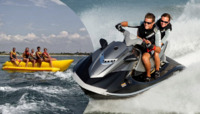На морі водний мотоцикл на швидкості втаранився у «банан»: багато постраждалих