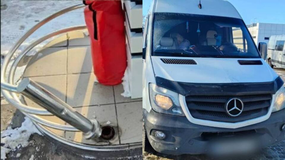 Водій мерседесу в'їхав у заправку на Рівненщині: деталі ДТП
