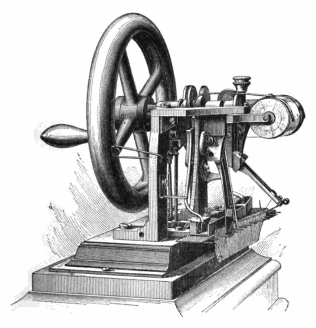 Швейна машина винайдена Еліасом Хоу.