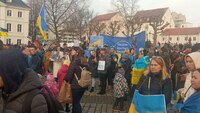 У Німеччині тисячі біженців з України вийшли підтримати свою Батьківщину та Збройні Сили (ФОТО)