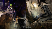 У Рівному чоловік впав у 4-метрову яму, де проходили ремонтні роботи (ФОТО)